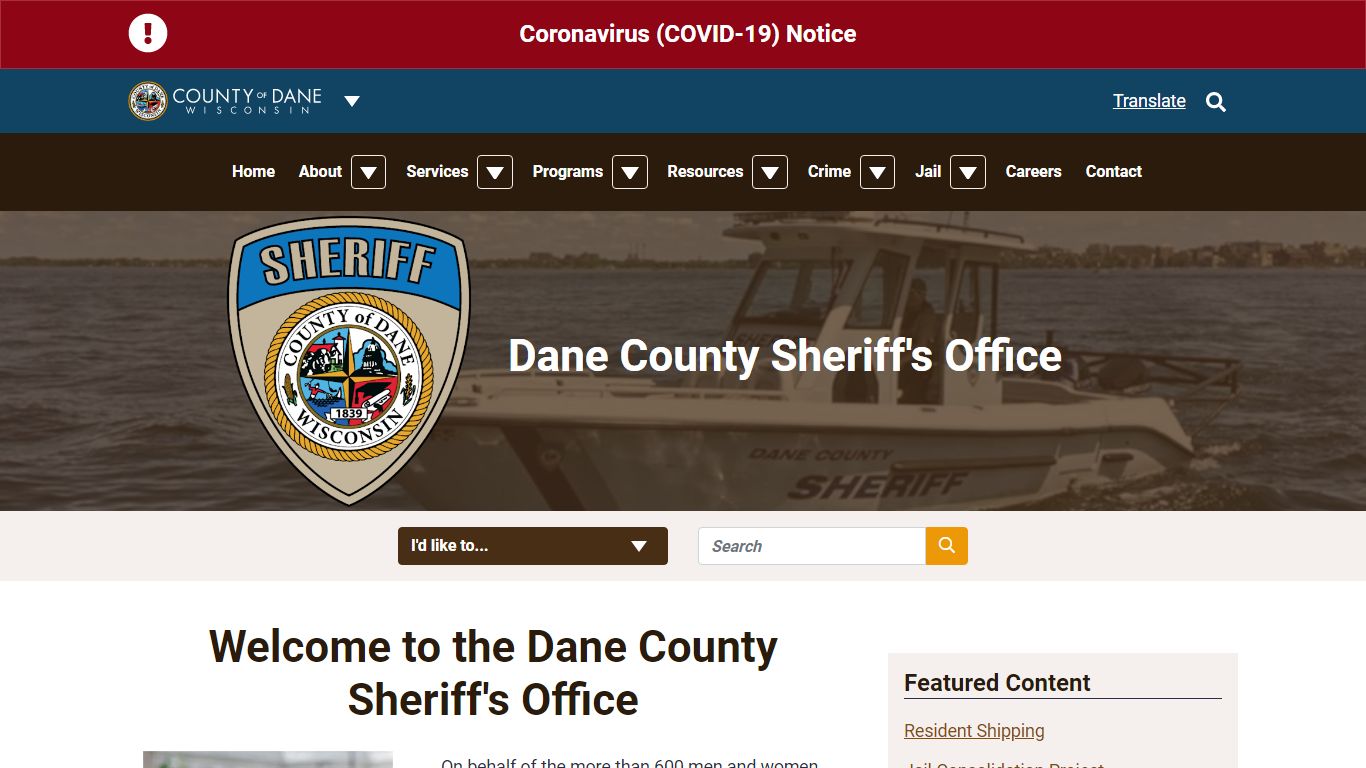 Home Page | Dane County Sheriff's Office