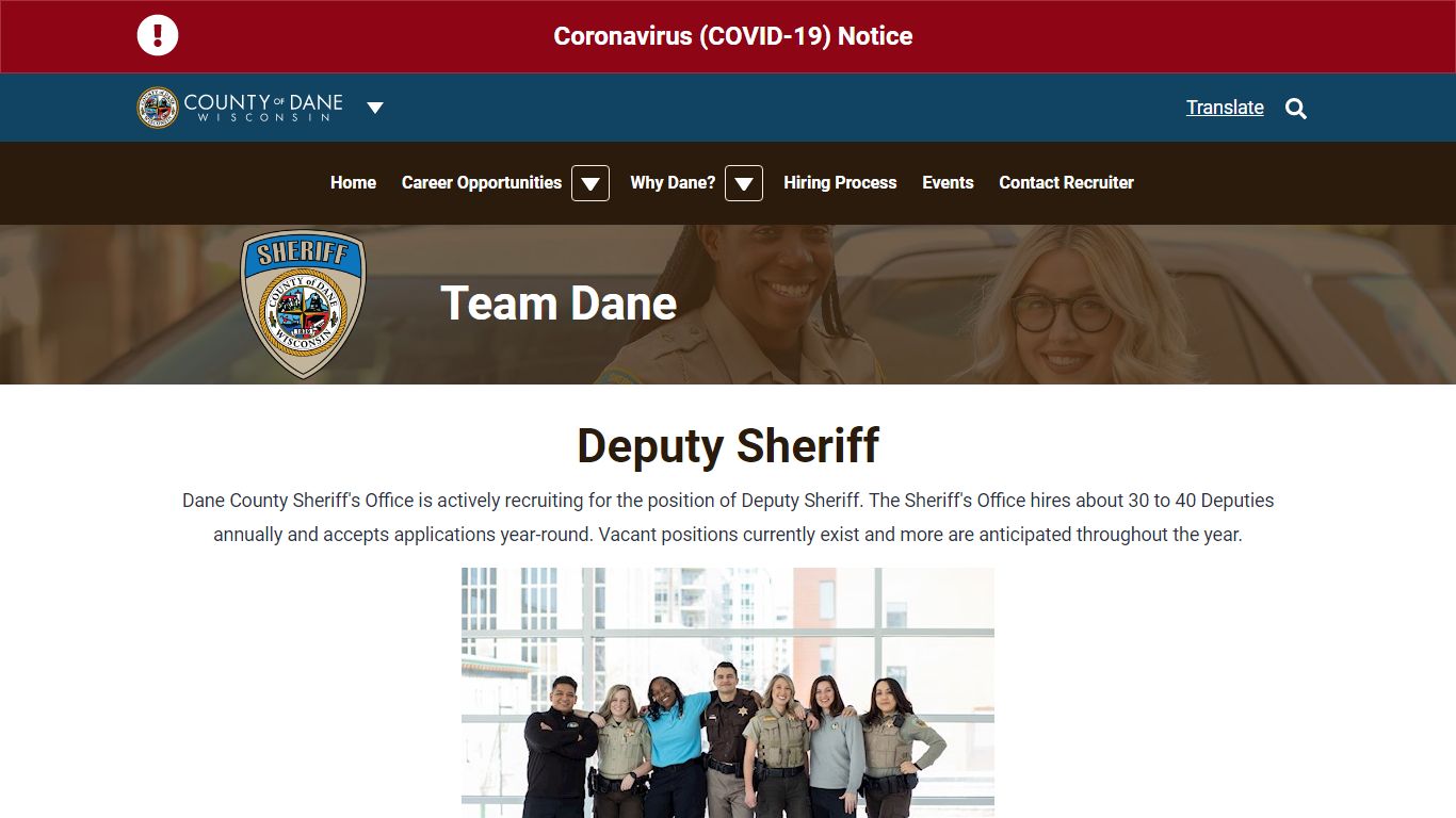 Deputy Sheriff | Team Dane: Sheriff's Office Recruiting