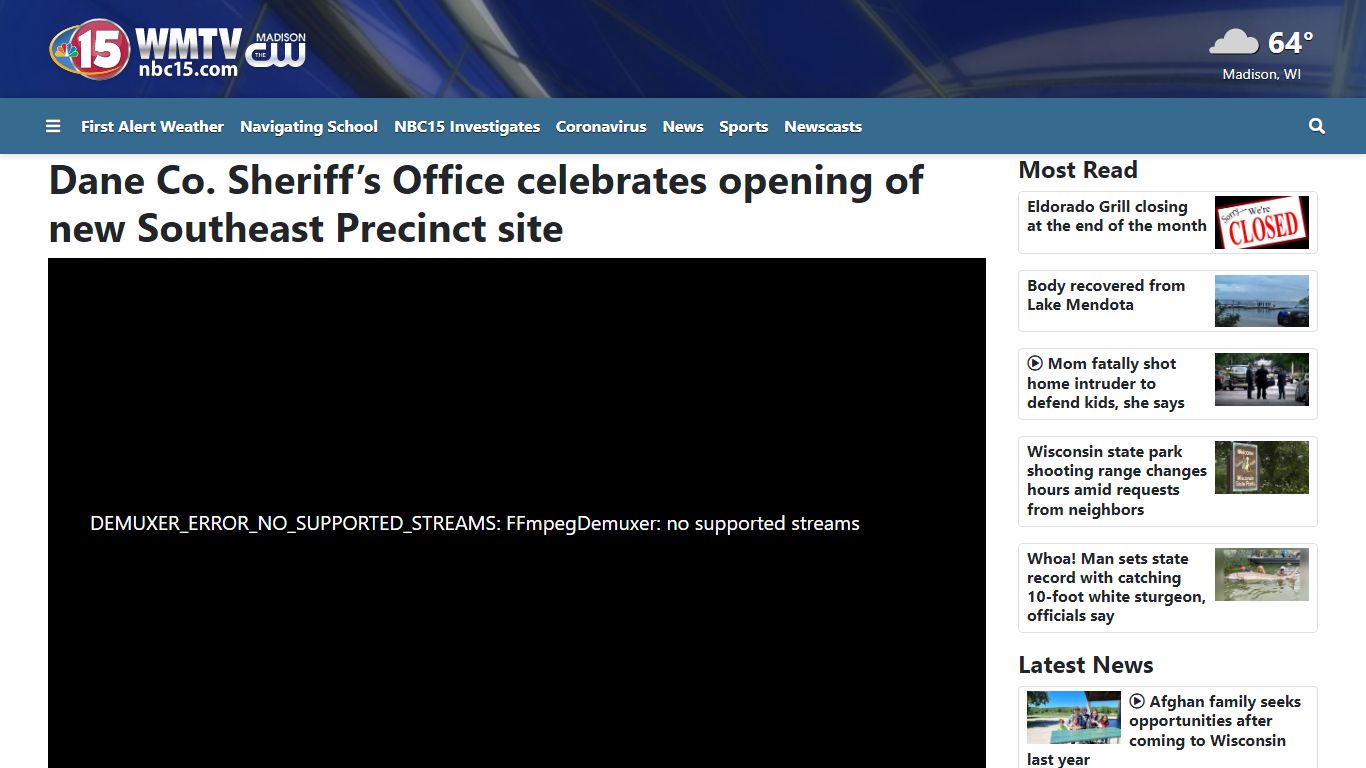 Dane Co. Sheriff’s Office celebrates opening of new Southeast ... - WMTV